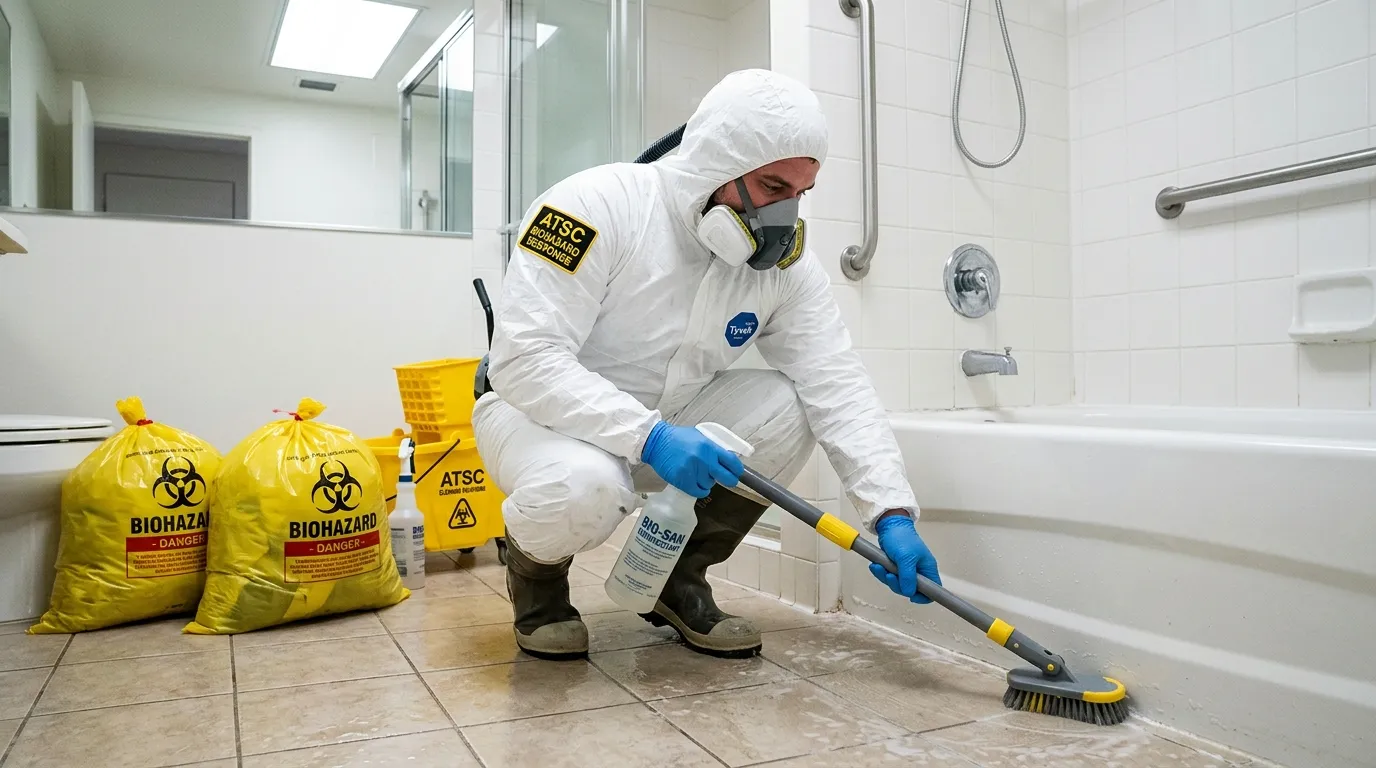 Decontamination equipment deployed for Blood Cleanup in Bellaire